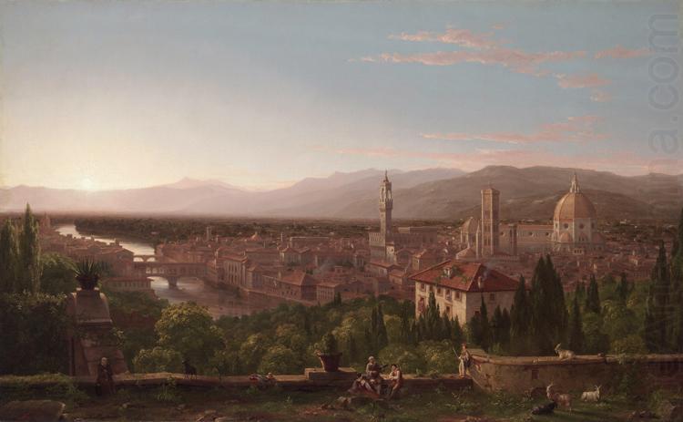 Thomas Cole View of Florence from San Miniato (mk13) china oil painting image